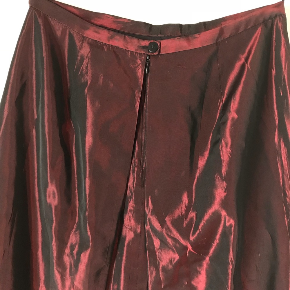 Ann Taylor semi formal Burgundy maxi skirt - Picture 5 of 7